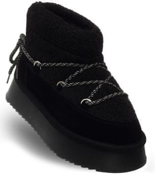ŽENSKE KOŽNE ČIZME DO GLEŽNJAČE - - SSW521P71/02 ROOMY 37