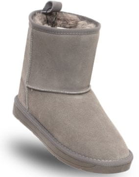 ŽENSKE KOŽNE ČIZME DO GLEŽNJAČE - - SCW421P08/22 TIR TAUPE 40