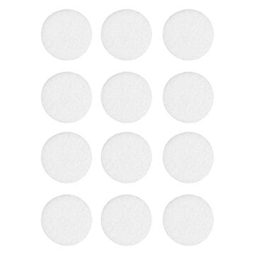 Samoljepljivi filcani jastučići od bijelog filca (set od 12) FI 25 mm