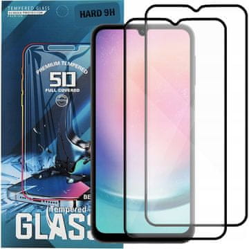 2x kaljeno staklo za cijeli ekran ZA Samsung Galaxy A24 4G/ A25 5G full 5D
