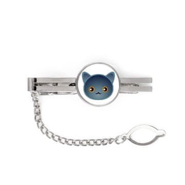 Chartreux - elegantni metalni privjesak za ključeve kao poklon od a
