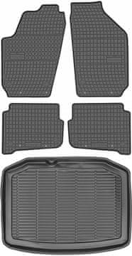Seat Ibiza III Hatchback od 2002-2008. komplet - gumeni tepisi za automobil + tepih za prtljažnik