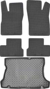 Opel Astra I F Hatchback od 1991-2002. Set - gumeni podmetači za automobil + prostirka za prtljažnik