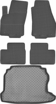 Opel Astra II G Sedan od 1998-2009. Set - gumeni tepisi za automobil + prostirka za prtljažnik