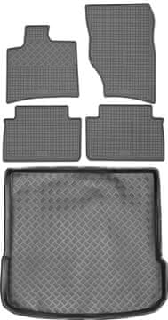 Audi Q7 I 4L SUV od 2005-2015. Set gumenih tepiha za automobil i tepih za prtljažnik
