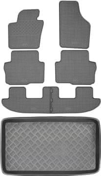 Seat Alhambra II VAN od 2010. Set – gumeni podmetači za automobil i tepih za prtljažnik