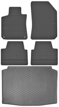 Peugeot 308 II Hatchback od 2013.-2021. set - gumeni podmetači za automobil + podmetač za prtljažnik