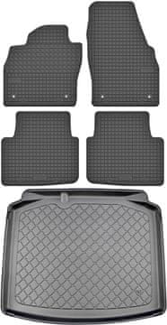 Škoda Scala Hatchback od 04.2019. Set - gumeni podmeta za automobil + tepih za prtljažnik