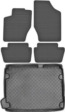 Citoren C4 II Hatchback od 210-2017r. set – gumirani podmetači za automobil + prostirka za prtljažnik