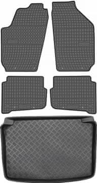 Škoda Fabia I Hatchback od 1999-2007. Set - gumirani podmetači za automobil + tepih za prtljažnik