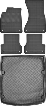 Audi A6 IV C7 Sedan od 2011-2018. Set - gumeni podmetači za automobil + tepih za prtljažnik