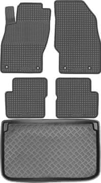 Opel Corsa D Hatchback od 2006-2014. Set: gumirani tepisi za automobil + tepih za prtljažnik