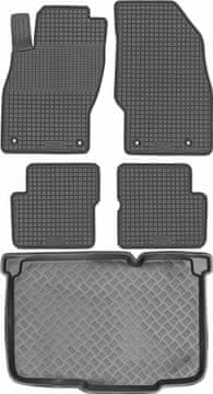 Opel Corsa D Hatchback od 2006-2014. Set - gumeni podmetači za automobil i prostirka za prtljažnik