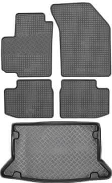 Suzuki SX4 I Hatchback od 2006-2014r. Komplet - gumeni podmetači za automobil + tepih za prtljažnik