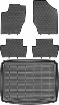 Peugeot 307 Hatchback od 2001.-2007. ZESTAW - gumene prostirke za automobil + tepih za prtljažnik