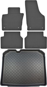 Audi Q3 I SUV od 08.2011. do 06.2018. SET - gumene autotepihe + prostirka za prtljažnik