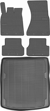 Audi A6 C7 limuzina od 2011-2018. Set - gumene auto prostirke + prostirka za prtljažnik