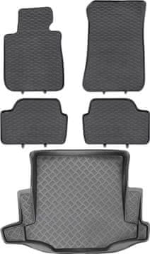 BMW 1 E87 Hatchback od 2004. do 2011. SET - gumene autotepihe + prostirka za prtljažnik