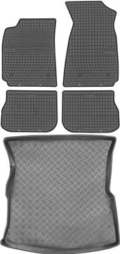 Audi A4 B5 Sedan od 1994-2000. Set - gumene tepihe za automobil i tepih za prtljažnik