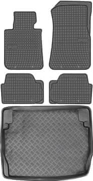 BMW 1 F20 Hatchback od 2011-2015. Set - gumene prostirke za automobil + prostirka za prtljažnik