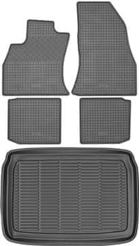 Fiat 500L Minivan iz 2012. SET - gumene autotepihe + prostirka za prtljažnik