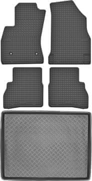Fiat Doblo II VAN od 2015. set gumenih tepiha za automobil i prostirke za prtljažnik