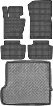 BMW X3 E83 SUV od 2003-2010. Set - gumeni podmetači za automobil + prostirka za prtljažnik