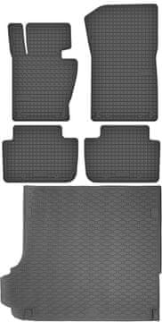 BMW X3 E83 SUV od 2004-2010. Komplet gumenih tepiha za automobil i prostirke za prtljažnik