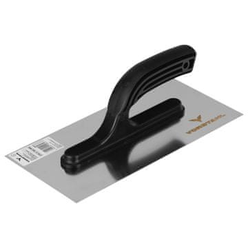GLETARA OD NEHRĐAJUĆEG ČELIKA Glatka plastična drška 270x130 mm za žbuku i ljepilo
