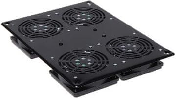 slomart Ventilacijska jedinica NON A19-4W za 19" ormare, 4 ventilatora