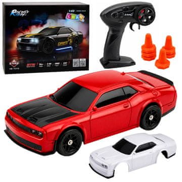 slomart Action S.A. RC drift auto, crveni, 1:43