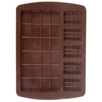 Northix Silikonski kalup za čokoladu, 18,5 x 13,5 cm, pogodan za pećnicu i zamrzavanje
