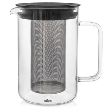 Northix Čajnik s infuzerom, borosilikatno staklo, 1,55 l