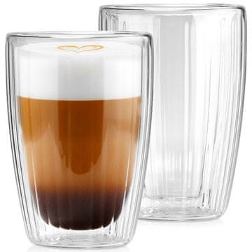 Northix Dvoslojne termo čaše, 350 ml, set od 2