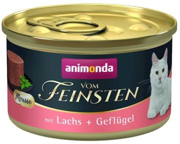 Animonda Cat | Vom Feinsten Mousse | Pjena za mačke - konzerva 85 g - Losos i perad 85 g