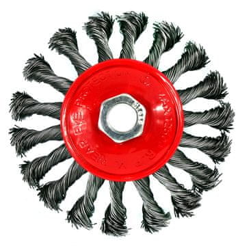 GEKO Bočna žičana četka GEKO 125 mm M14 upredena žica
