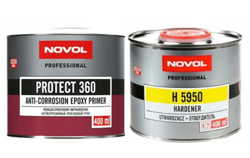 NOVOL Protect 360 - antikorozivni epoksidni temeljni premaz sivi 0,4 + 0,4 l