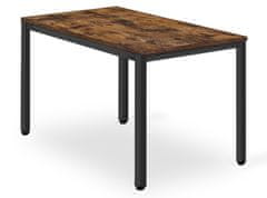 BE Tessa stol 120cm x 60cm - rustikalni / crne noge