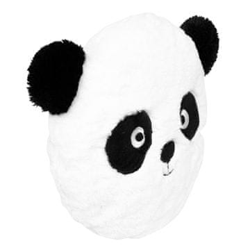 Atmosphera Okrugli bijeli jastuk Panda s 3D ušima
