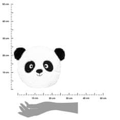 Atmosphera Okrugli bijeli jastuk Panda s 3D ušima