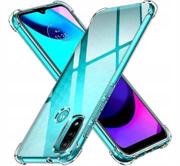 Futrola za Motorola Moto E30/E40/E20S, oklopljena, prozirna + staklo, otporna na udarce