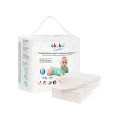 AKUKU Baby Soft jednokratne podloge za previjanje 40x60 cm (a0500) 1 pakiranje - 15 kom.