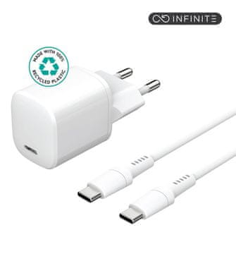 eSTUFF ES637600 Zidni punjač za pametne telefone i tablete, bijeli