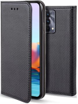 Pametna magnetna maskica crna s preklopnim poklopcem za Realme GT Master 5G+ glass