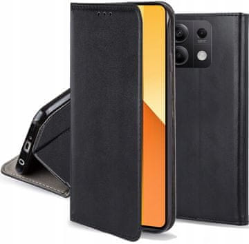 Maska za Xiaomi Redmi Note 13 5G s magnetskim pametnim zatvaranjem i staklom
