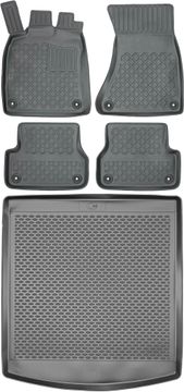 Audi A6 C7 limuzina od 2011-2018. SET KOMPLET - tepisi za auto + prostirka za prtljažnik