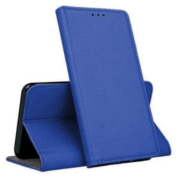 Pametna maskica s magnetom i preklopom, tamnoplave boje za Realme C33 + staklo