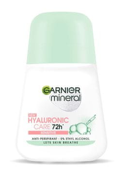 Garnier mineralni roll-on dezodorans 72h hijaluronska njega - osjetljiva koža 50ml