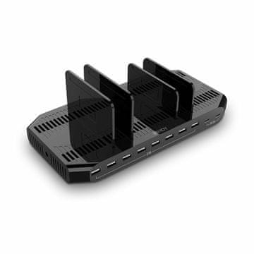Lindy 73435 punjač za pametne telefone i tablete, brzo punjenje, crna, AC