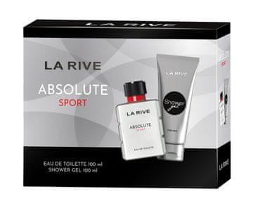 La Rive Man Absolute Sport poklon set (toaletna voda 100 ml + gel za tuširanje 100 ml)